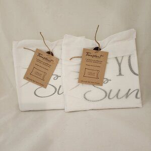 Face Plant Dreams 100% cotton 300 thread count pillow cases  YOU ARE MY SUNSHINE
